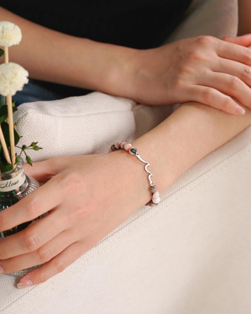 Tarsus Inspirational Gifts for Women Men, Through The Waves of Life, Life is Tough but so are You, Encouragement Bracelet Thoughtful Gifts for Friend Sister Coworker... - Image 3